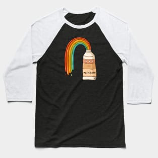 Rainbow paint tube Baseball T-Shirt